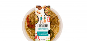 La línea Limo&Lima está compuesta por cinco tipos de platos, entre ellos un wok de cerdo ibérico con salsa teriyaki.