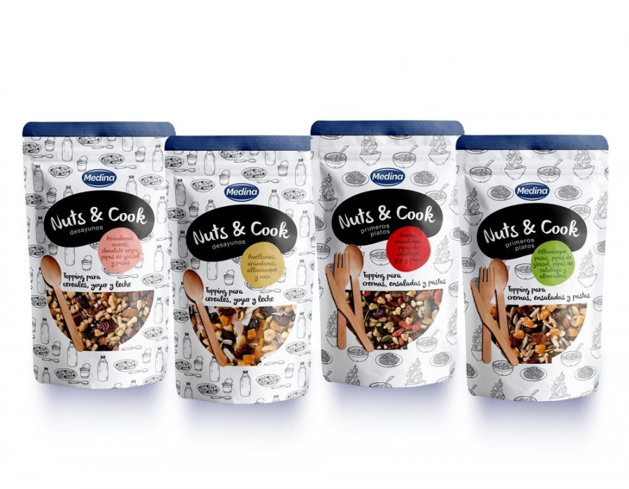 Nuts & Cook nació como resultado de una profunda investigación para incorporar ingredientes saludables en el día a día de la alimentación de los hogares.