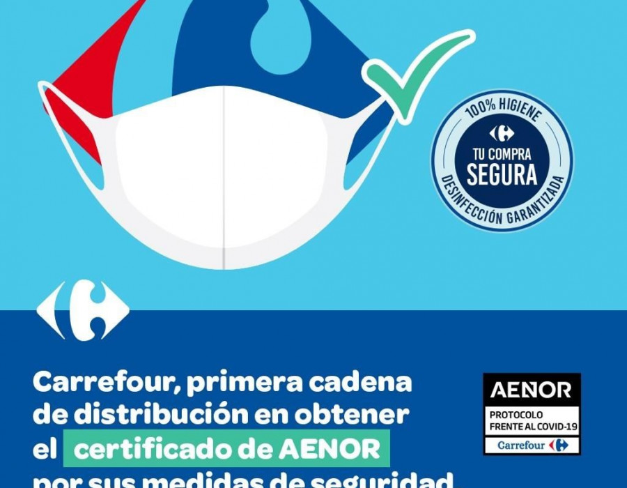 Este sello se aplica en los centros propios de la compañía hipermercados, supermercados, gasolineras, oficinas y en las galerías y centros comerciales gestionados por su filial Carrefour Property.