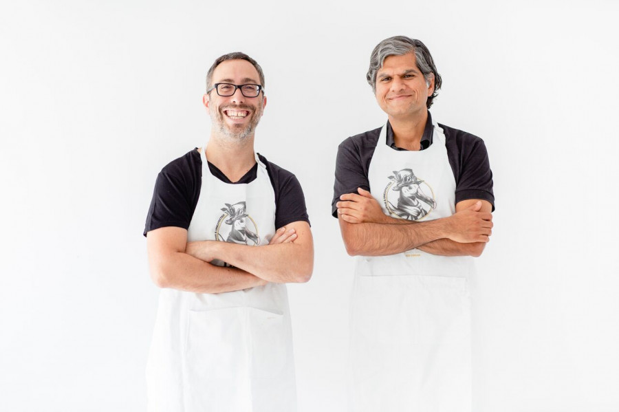 Co-fundadores de Pink Albatross, Pepe Biaggio y Luke Saldanah.