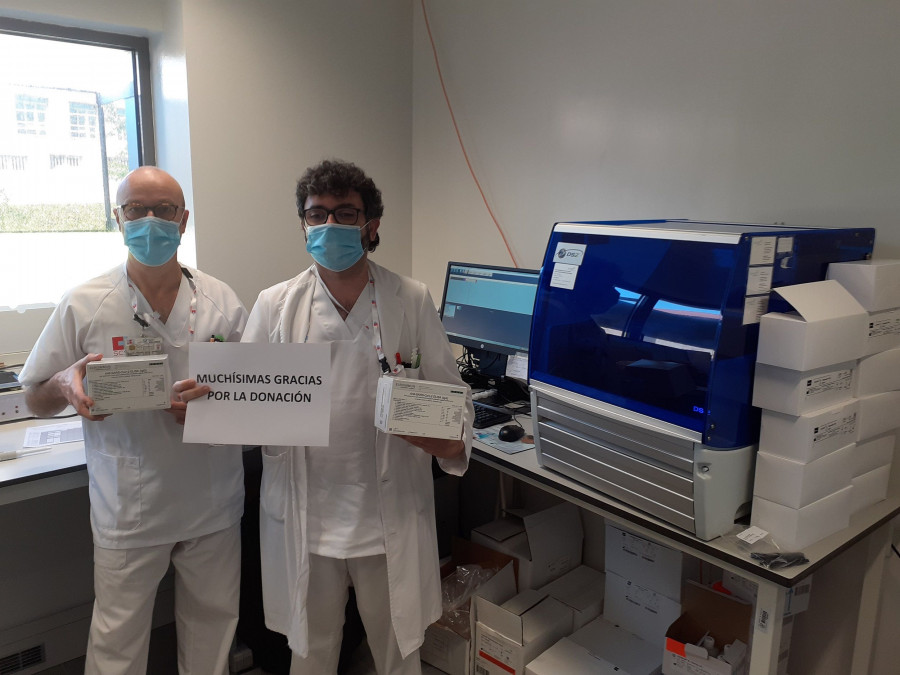 Los profesionales sanitarios cántabros agradecen la iniciativa llevada a cabo por los trabajadores de la fábrica de Nestlé de La Penilla.