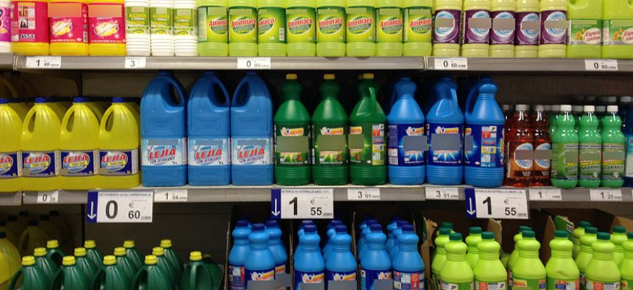 Se produjeron puntas de demanda durante la primera semana en productos como la lejía de más del 150% respecto al mismo periodo del año anterior.