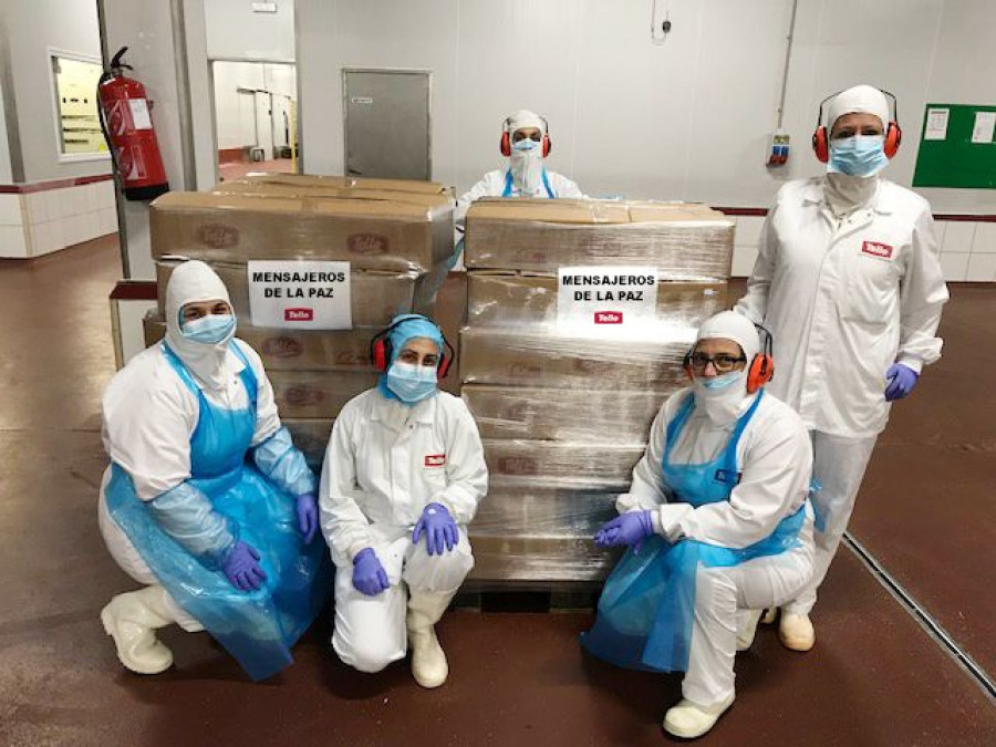 Grupo Tello destinó, a lo largo del mes de abril, un total de 5.473 kilos de alimentos a las familias más desprotegidas de la provincia, además de otras regiones españolas, y de cuyo reparto se en
