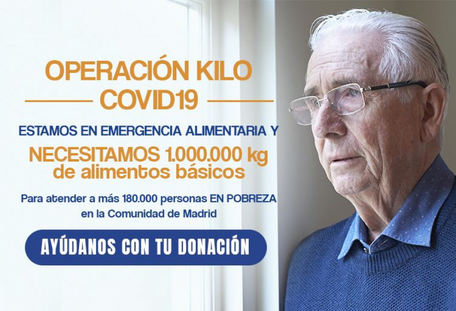 Durante el mes de mayo, y tanto en las tiendas físicas como en Internet, los clientes podrán realizar donaciones destinadas a la “Operación kilo Covid-19” del Banco de Alimentos de la capital.