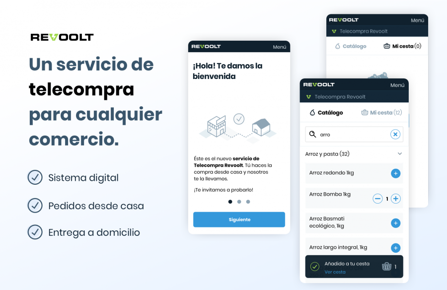 Ante el Covid-19, desarrolla una versión digital de “Compra Telefónica” que mejora el servicio de pedido a distancia de los supermercados.