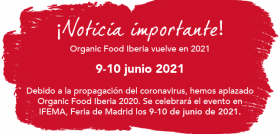 Este evento, que es el más importante de la industria dedicada a los productos ecológicos y sostenibles en España y Portugal, se celebrará el miércoles 9 y jueves 10 de junio de 2021 en IFEMA, Fe