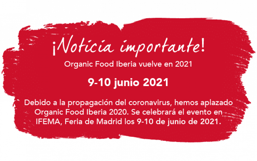 Este evento, que es el más importante de la industria dedicada a los productos ecológicos y sostenibles en España y Portugal, se celebrará el miércoles 9 y jueves 10 de junio de 2021 en IFEMA, Fe