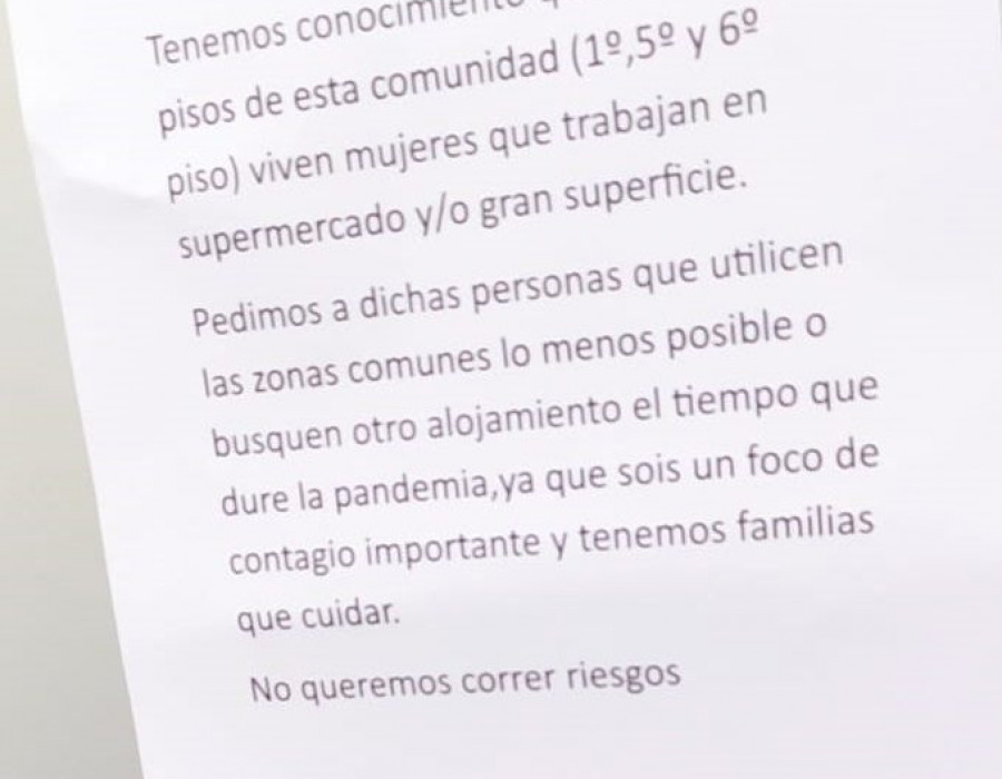 Se han detectado mensajes solicitando que estos profesionales busquen alternativas de alojamiento durante esta crisis, ataques que están teniendo lugar tanto con el equipo de Grupo Uvesco, como con l