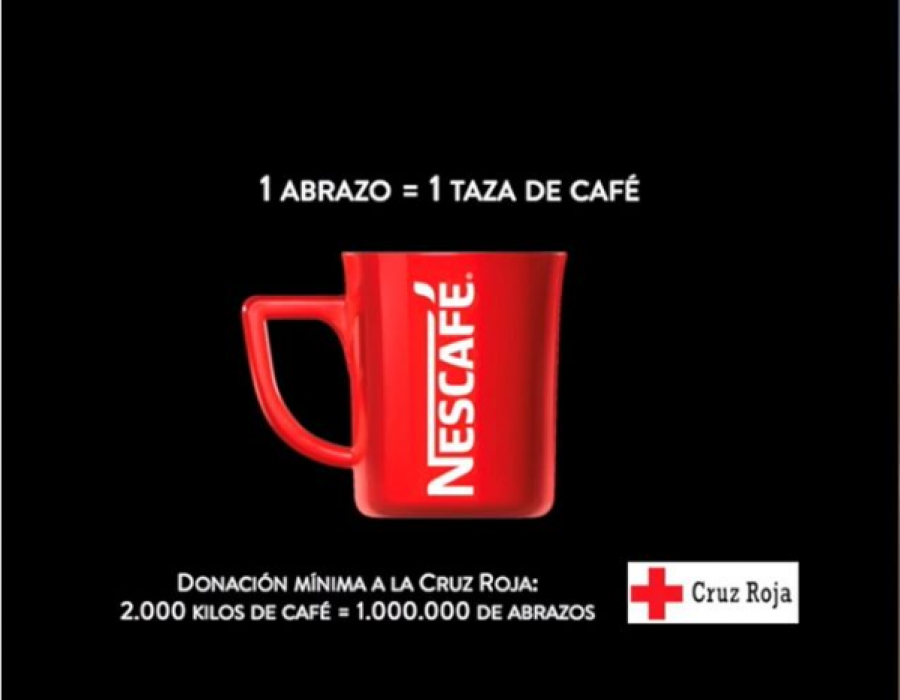 De entrada, se realizará una donación mínima de dos toneladas de café, aunque no se alcance el millón de fotografías de abrazos.