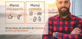 Ofrecen de forma gratuita dos opciones de menú, desayuno o comida, a los conductores, que se preparan en las áreas de servicio de Areas.