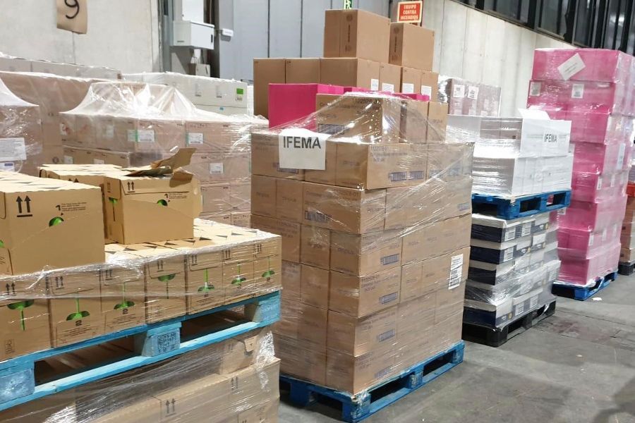La compañía, a través de la UME (Unidad Militar de Emergencias), ha puesto a disposición del hospital de campaña habilitado en Ifema productos de primera necesidad de higiene.
