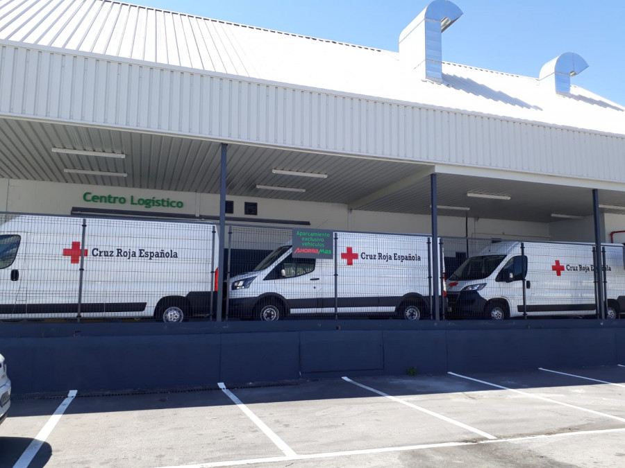 Cruz Roja utilizará como centro logístico en Madrid para el almacenamiento y reparto de kits de emergencia, higiene y alimentos no perecederos, cuenta con 4.000 metros cuadrados.