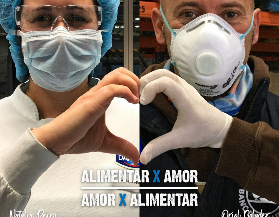 El Programa de Acción Social “Alimentar por Amor”, tiene como objetivo garantizar la producción y la seguridad de los empleados de Danone y los integrantes de la cadena alimentaria.