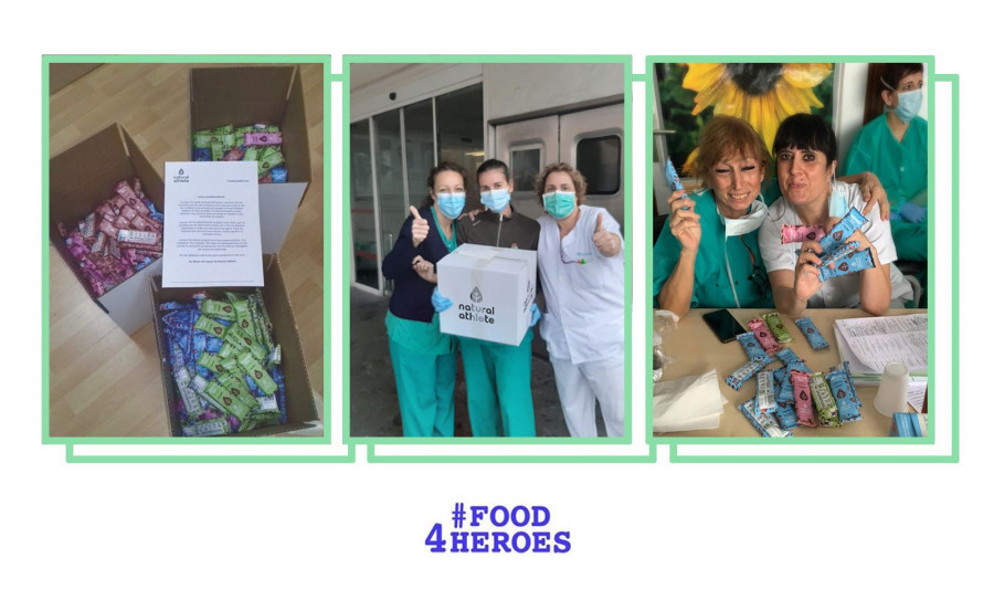 Hasta el momento, las barritas energéticas de Natural Athlete se han repartido en los hospitales Ramón y Cajal, 12 de Octubre y la Zarzuela de la capital.