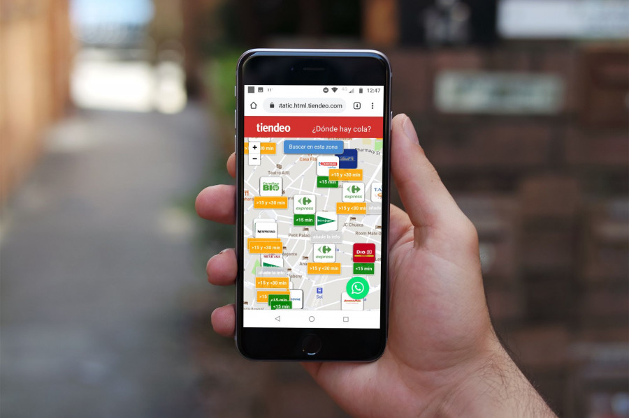 Tiendeo lanza una nueva herramienta para evitar largas colas y aglomeraciones a la hora de realizar la compra.