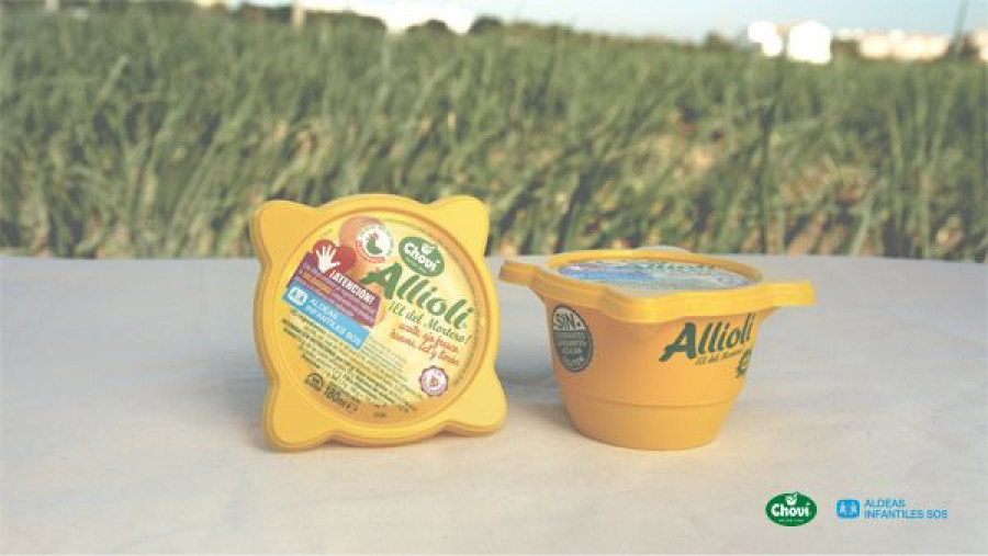 La empresa valenciana destinará un porcentaje de la venta de su “allioli más solidario” al Centro de Día de Aldeas Infantiles SOS de Benicalap (València).