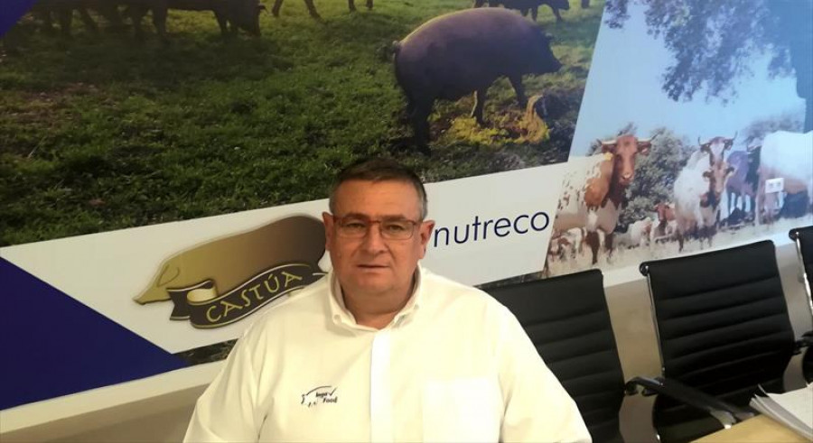Manuel García, presidente de la Interprofesional del Porcino de Capa Blanca.