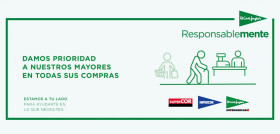 Las personas de más de 65 años tendrán acceso preferente al establecimiento comercial durante la primera hora de apertura, es decir, de 9 a 10 en supermercados Supercor, y de 10 a 11 en centros de 