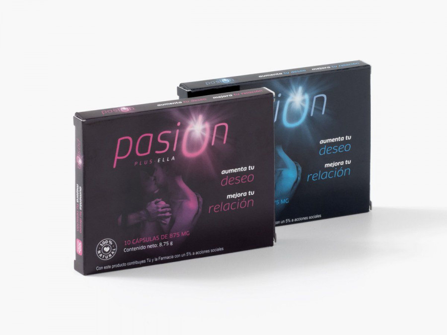 La publicidad de “Pasión Plus” aseguraba contribuir al mantenimiento óptimo de las relaciones sexuales y a la mejora del apetito sexual.