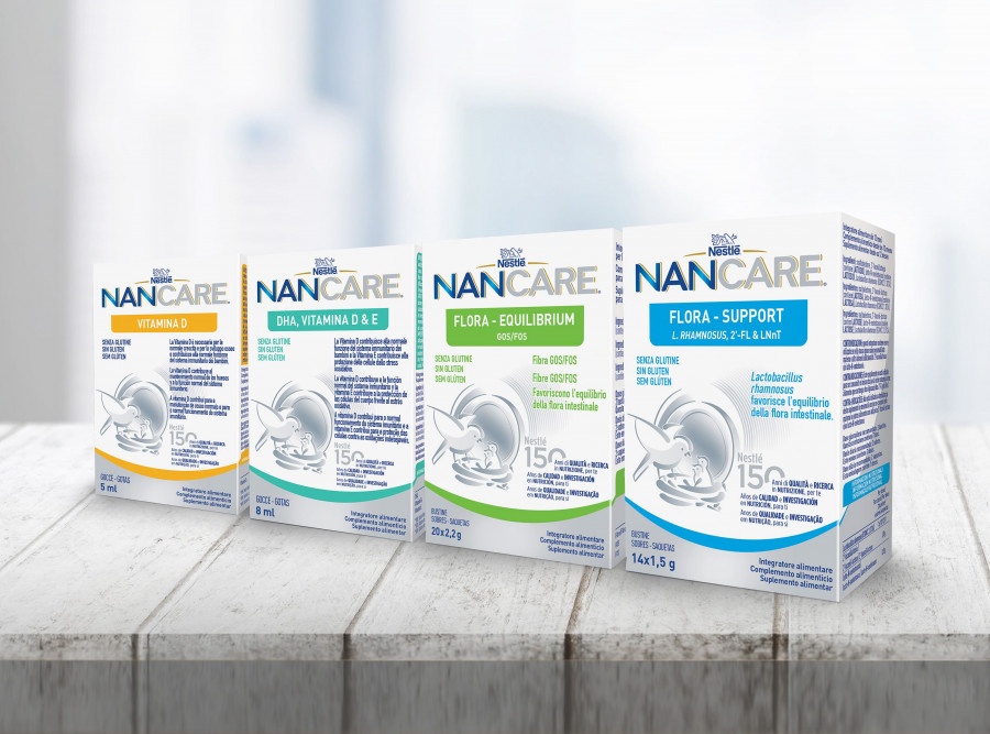 La nueva gama Nancare de suplementos infantiles incorpora, ahora también, ingredientes innovadores como los HMOs (del inglés, Human Milk Oligosaccharides) u oligosacáridos, idénticos a los present