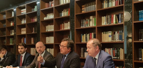 Los responsables de Ontier durante la presentación en la sede de Madrid del área legal Agrifood.
