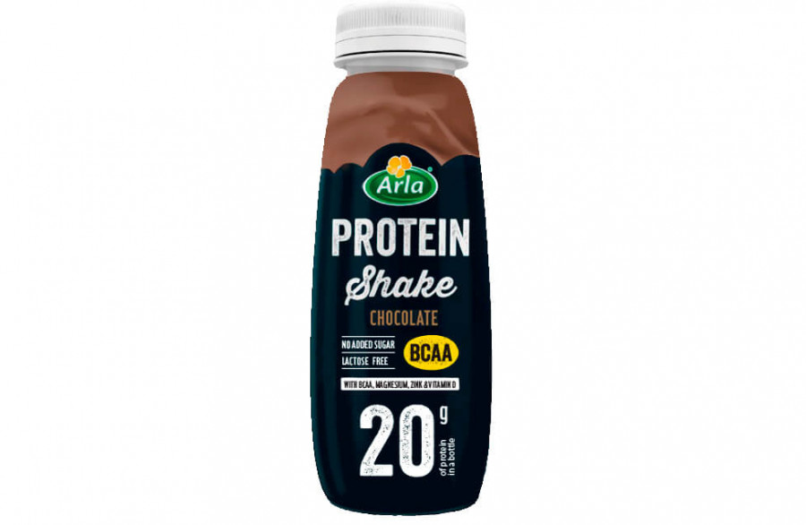 El nuevo batido de chocolate de Arla contiene extra de BCAA, tres de los aminoácidos esenciales que nuestro cuerpo necesita y que solo pueden obtenerse a través de su ingesta.