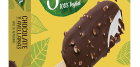 Con base de bebida de almendras y recubiertos de chocolate con avellanas, los nuevos Savia bombón 100% vegetales llegarán al mercado en el mes de marzo.