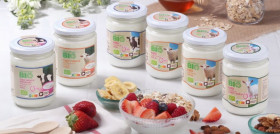Las nuevas referencias son tres de kéfir 0% materia grasa: de cabra y oveja, de oveja y de vaca; kéfir de oveja y dos yogures 0% materia grasa: de vaca y oveja; así como un yogur de oveja natural.