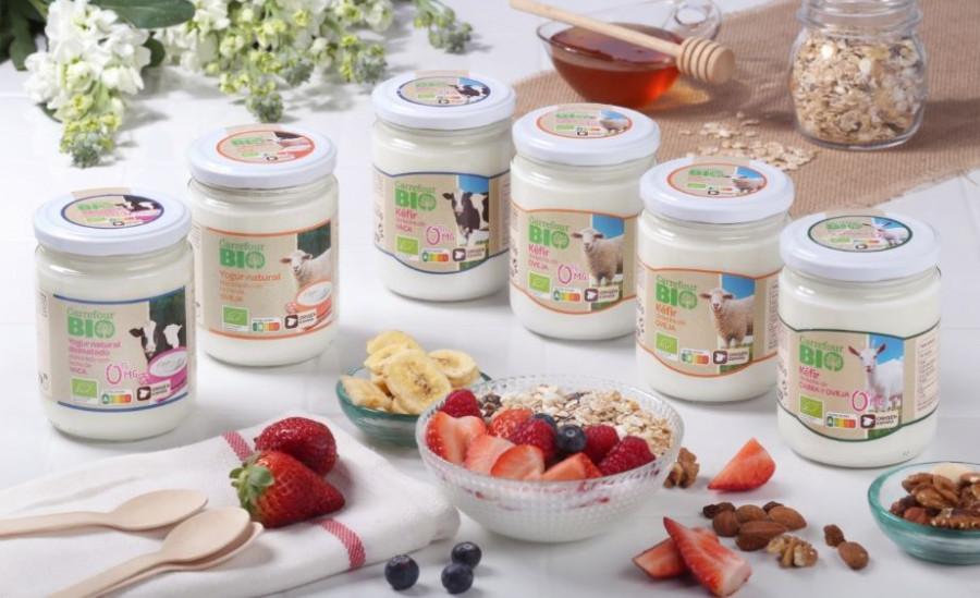 Las nuevas referencias son tres de kéfir 0% materia grasa: de cabra y oveja, de oveja y de vaca; kéfir de oveja y dos yogures 0% materia grasa: de vaca y oveja; así como un yogur de oveja natural.