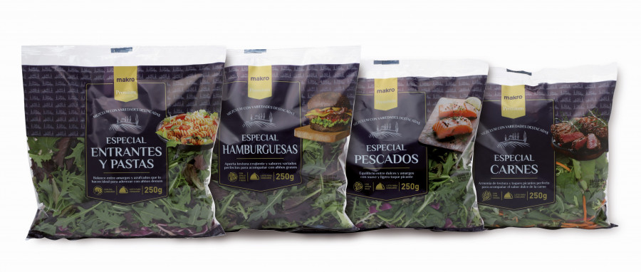 Mezclum Makro Premium ayudará a los hosteleros a llenar sus platos de sabor, color, textura y volumen, al mismo tiempo que les permitirá ahorrar tiempo y recursos para la elaboración de sus creacio