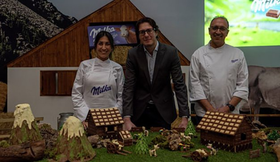 A través de la recreación de una granja hecha de chocolate, los consumidores pudieron disfrutar de un fin de semana alpino y aprender a hacer su propia granja de chocolate con talleres para toda la 
