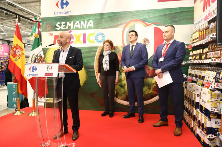 La inauguración de la campaña ha contado con la presencia de la Embajadora de México en España, Roberta Lajous Vargas, y de Rami Baitiéh, Director General de Carrefour España.
