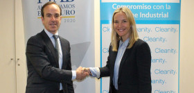 Mauricio García Quevedo, director general de Fiab y Mariam Burgos, directora general de Cleanity.