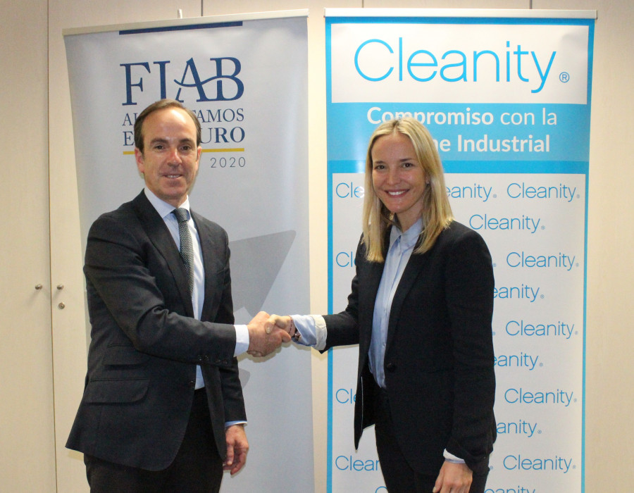 Mauricio García Quevedo, director general de Fiab y Mariam Burgos, directora general de Cleanity.