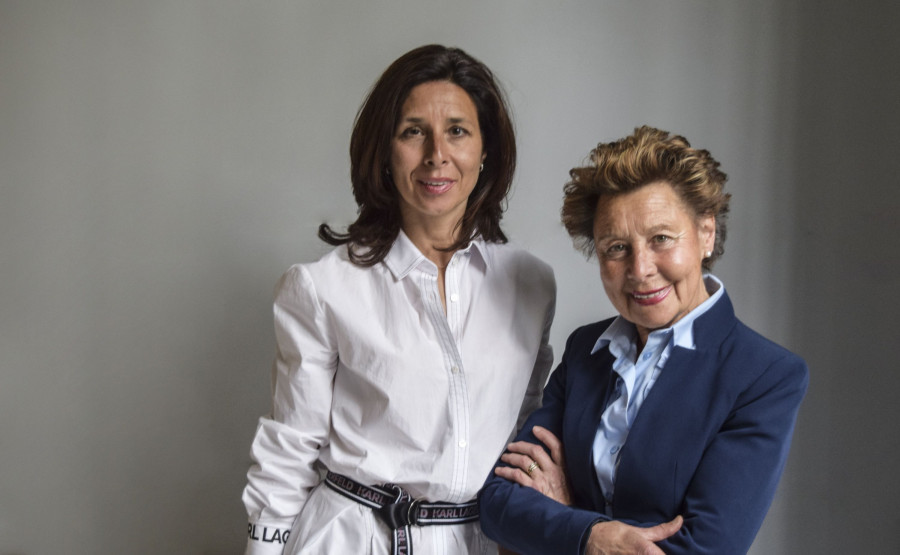 Lourdes Gullón Rodríguez (izq.) y Mª Teresa Rodríguez Sainz-Rozas (dcha.).
