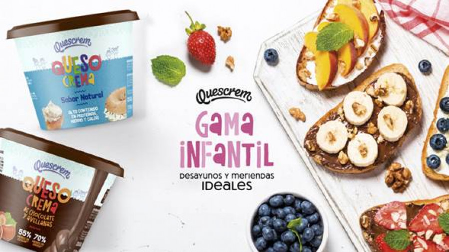 La línea especial para niños incorporará en un futuro nuevos sabores de quesos crema.