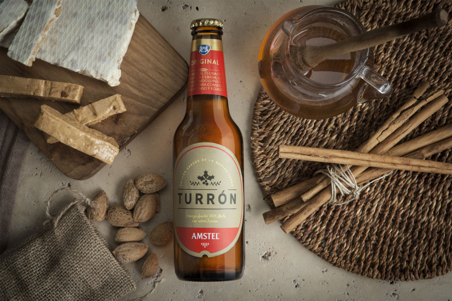 La cervecera rinde homenaje a uno de los productos levantinos más afamados a nivel internacional: el turrón de Jijona.