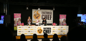 Fabián León durante el Showcooking.