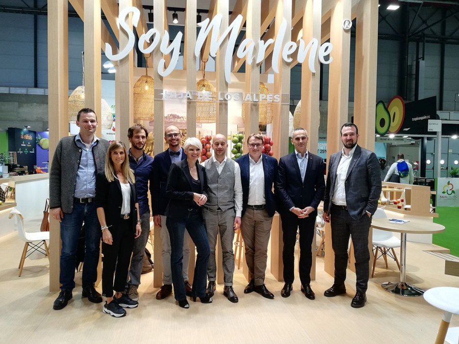 Responsables de Marlene y el Consorcio en Fruit Attraction.