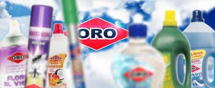 Químicas Oro fabrica productos de uso doméstico y agroquímicos.