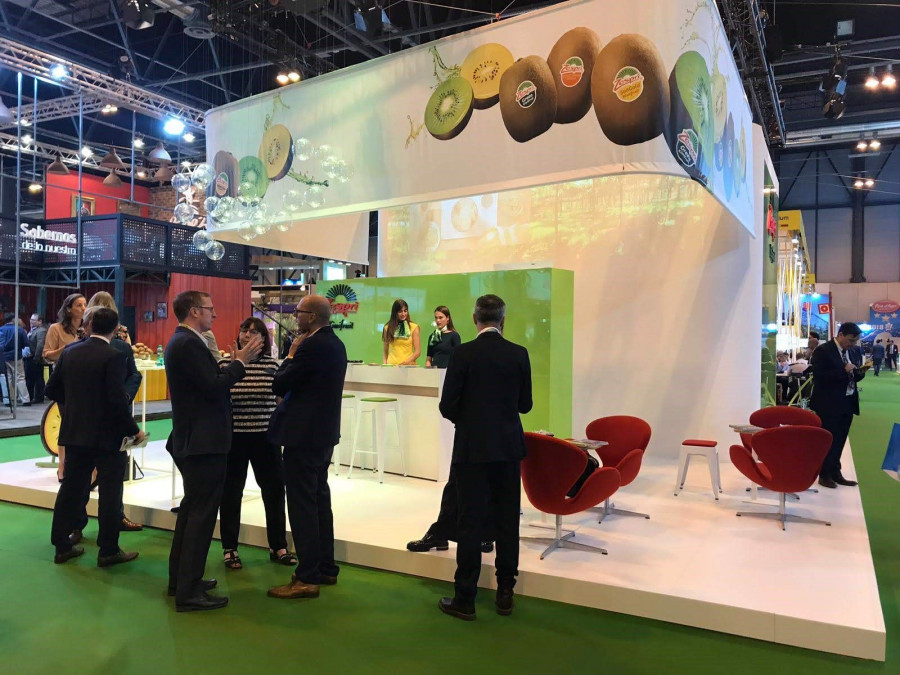 Así será el stand de Zespri en Fruit Attraction.