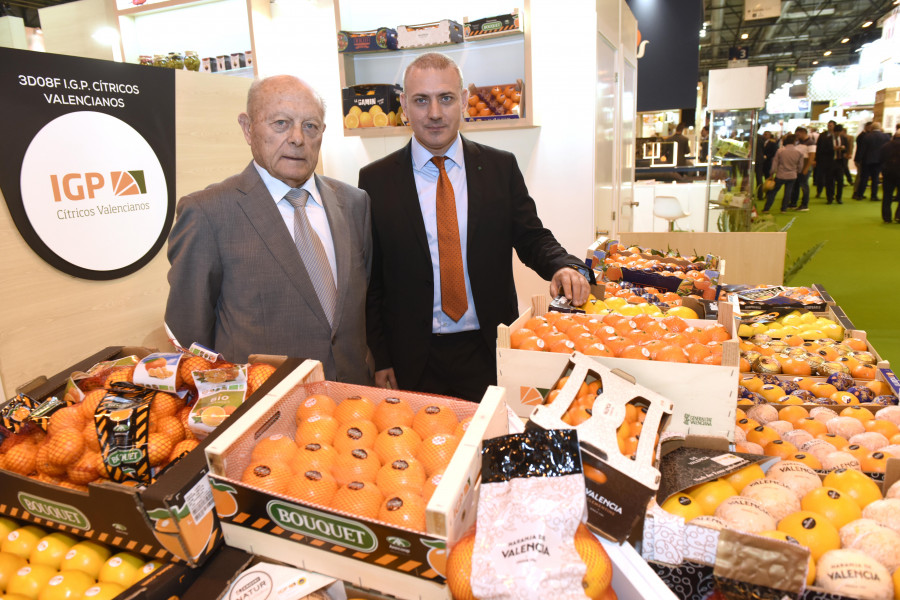 Responsables de IGP Críticos Valencianos en Fruit Attraction 2018.