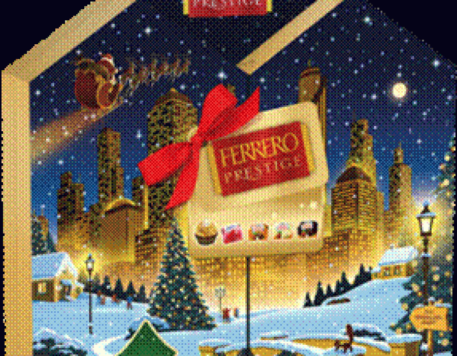 Este será el aspecto de uno de los calendarios de adviento de Ferrero.
