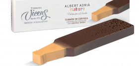 Nuevo 'turrón cerveza inedit' de Torrons Vicens y Albert Adrià.