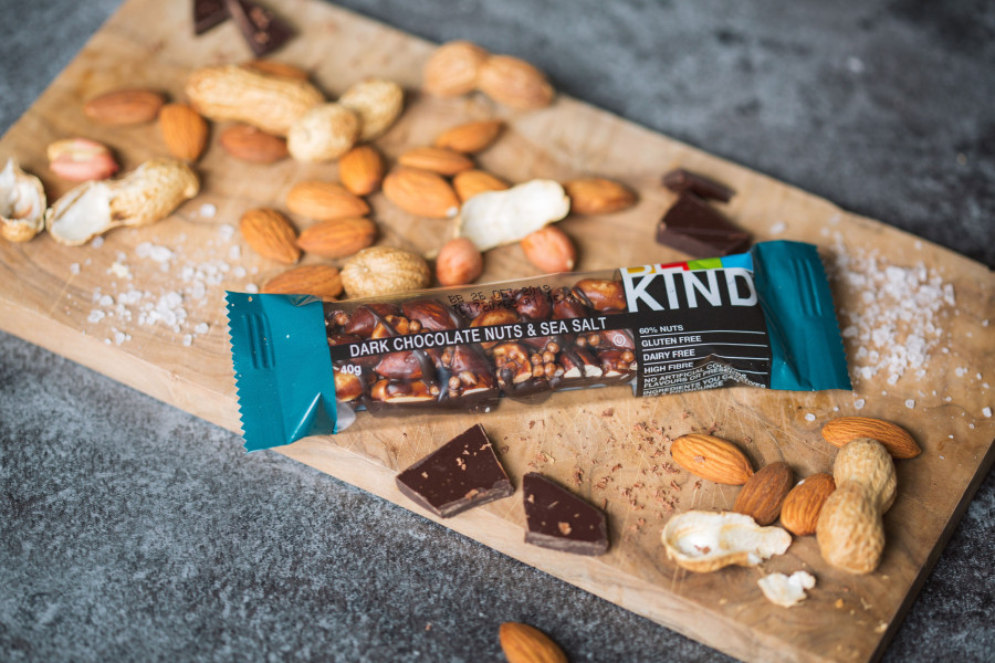 Packaging de las nuevas barritas Be-kind.