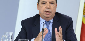 Luis Planas durante la comparecencia tras el Consejo de Ministros.