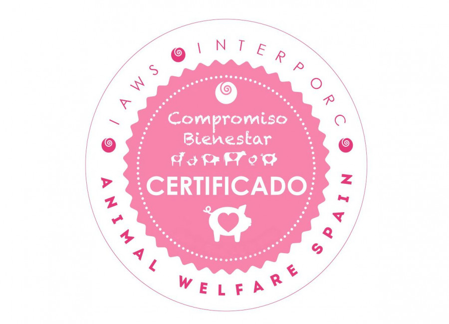 Certificación Interporc Animal Welfare Spain (agrupa a todas las interprofesionales de la carne bajo el sello ‘Compromiso Bienestar Certificado’).