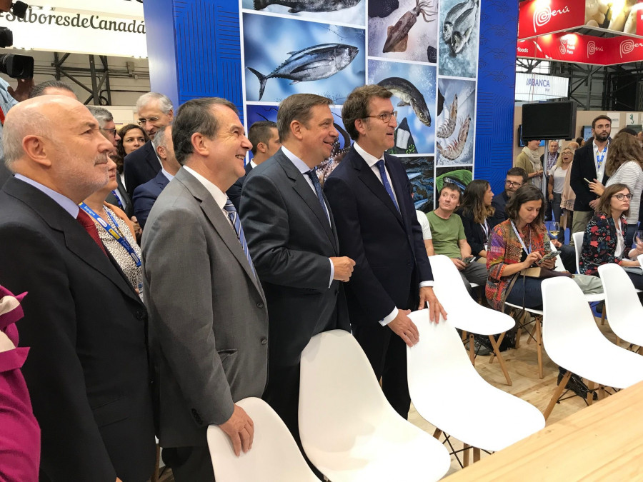 Luis Planas en la inauguración de Conxemar.