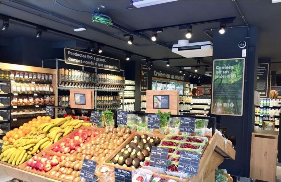 Nuevo Carrefour Bio de Barcelona.
