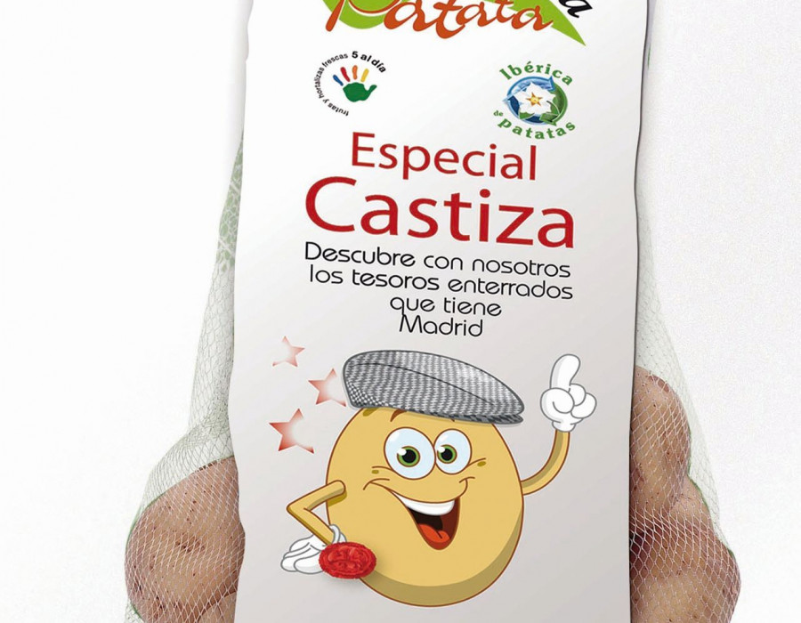 La patata nueva de la Comunidad de Madrid ya está en los lineales bajo la marca La Auténtica Patata-Especial Castiza; la campaña durará hasta mediados de octubre.